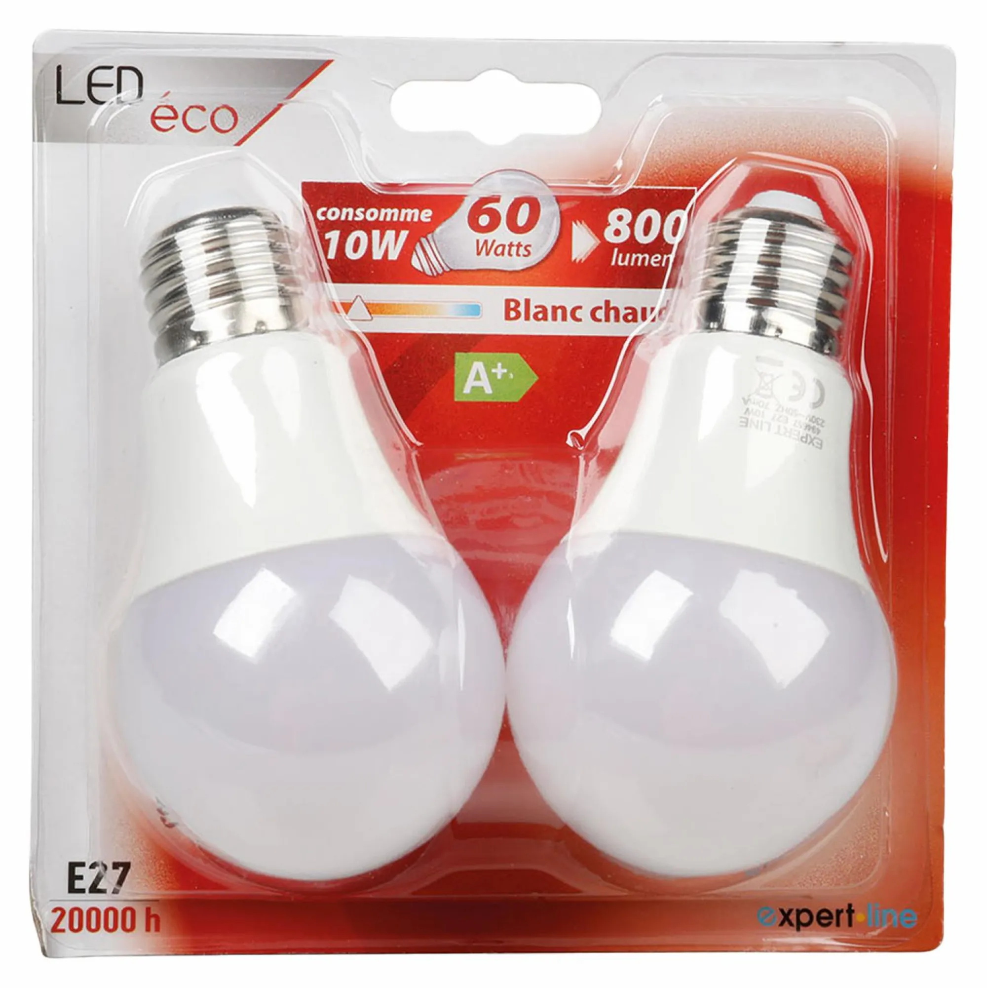 Outils De Bricolage|COGEX 2 ampoules A60 10W E27