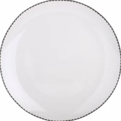 Vaisselle Et Service|SECRET DE GOURMET 6 assiettes à dessert à bordure grise