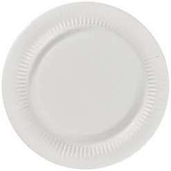 Vaisselle Jetable|Pique-Nique Et Camping|LE NAPPAGE 50 assiettes en carton blanches