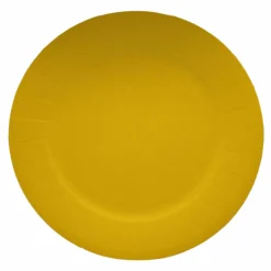 Vaisselle Jetable|Pique-Nique Et Camping|LE NAPPAGE 10 assiettes en carton canari