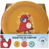 Vaisselle Jetable|Pique-Nique Et Camping|Stokomani 6 assiettes en carton Mascotte Paris 2024