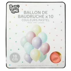 Fêtes Et Cérémonies|Stokomani 10 ballons de baudruches pastels