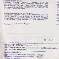 Hygiène|NAIR 16 bandes de cire froide maillot et aisselles