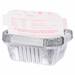Conservation Et Rangement|Stokomani 10 barquettes en aluminium avec couvercle