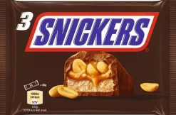 Épicerie Sucrée|SNICKERS 3 barres chocolatées cacahuètes