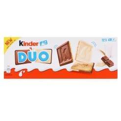 Épicerie Sucrée|KINDER 12 biscuits nappés duo au chocolat au lait