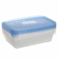 Conservation Et Rangement|CURVER 5 boîtes carrées 1,1L en plastique