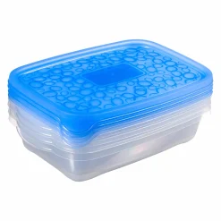 Conservation Et Rangement|CURVER 4 boîtes rectangles 1 L en plastique
