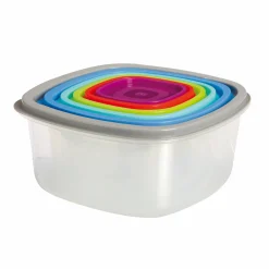 Conservation Et Rangement|COOK KEEN 6 boîtes rectangulaires en plastique