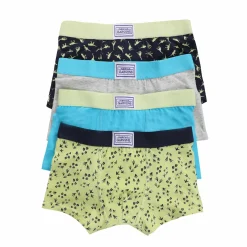 Sous-Vêtements Et Vêtements De Nuit|LA FABRIQUE DES GARCONS 4 boxers en coton fantaisie Multicolore}