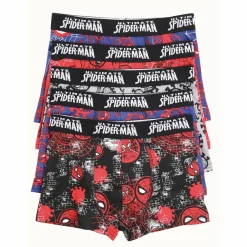 Sous-Vêtements Et Vêtements De Nuit|SPIDERMAN 5 boxers en coton Multicolore}