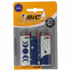 Accessoires Fumeurs|BIC 3 briquets decor Rollover