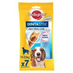 Animalerie|PEDIGREE 7 bâtonnets à mâcher pour chien moyen
