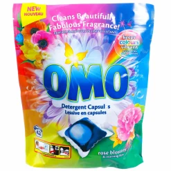 Entretien Du Linge|OMO 42 capsules de lessive Fresh rose blossom