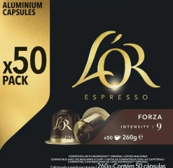 Boissons|Stokomani 50 capsules Espresso forza intensité 9
