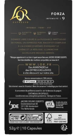 Boissons|Stokomani 10 capsules Espresso Forza 9