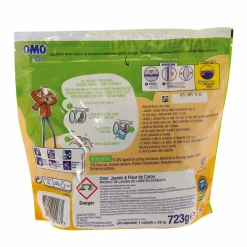 Entretien Du Linge|OMO 30 capsules lessive 2 en 1 jasmin