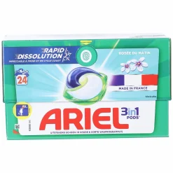 Entretien Du Linge|ARIEL 24 capsules lessive 3 en 1 Morning dew