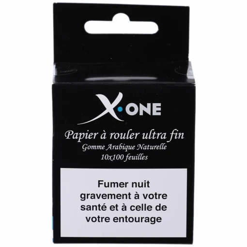 Accessoires Fumeurs|X ONE 10 carnets de 100 feuilles à rouler normal