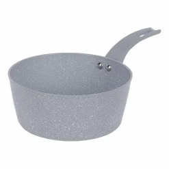 Cuisson Et Ustensiles|DELBO 3 casseroles 16-18-2 cm marbré gris