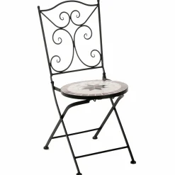 Mobilier Et Décoration De Jardin|Stokomani 2 chaises de salon de jardin mosaïque