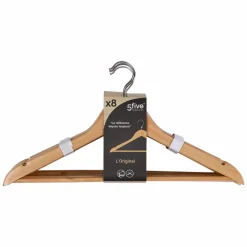 Rangement|Stokomani 8 cintres en bois