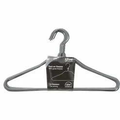 Rangement|Stokomani 10 cintres metal rubber