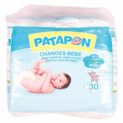 Soin Bébé|Stokomani 30 couches taille 3