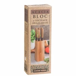 Cuisson Et Ustensiles|COOK KEEN 5 couteaux de cuisine avec bloc de rangement