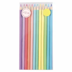 Papeterie Et Bureau|2 BE S KOOL 12 crayons de couleur pastel