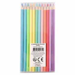 Papeterie Et Bureau|2 BE S KOOL 12 crayons de couleur pastel