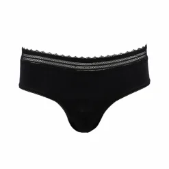 Lingerie Et Vêtements De Nuit|SEDUCCIA 2 culottes menstruelles flux abondant Noir