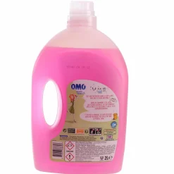 Entretien Du Linge|OMO 40 doses de lessive liquide rose et lilas blanc