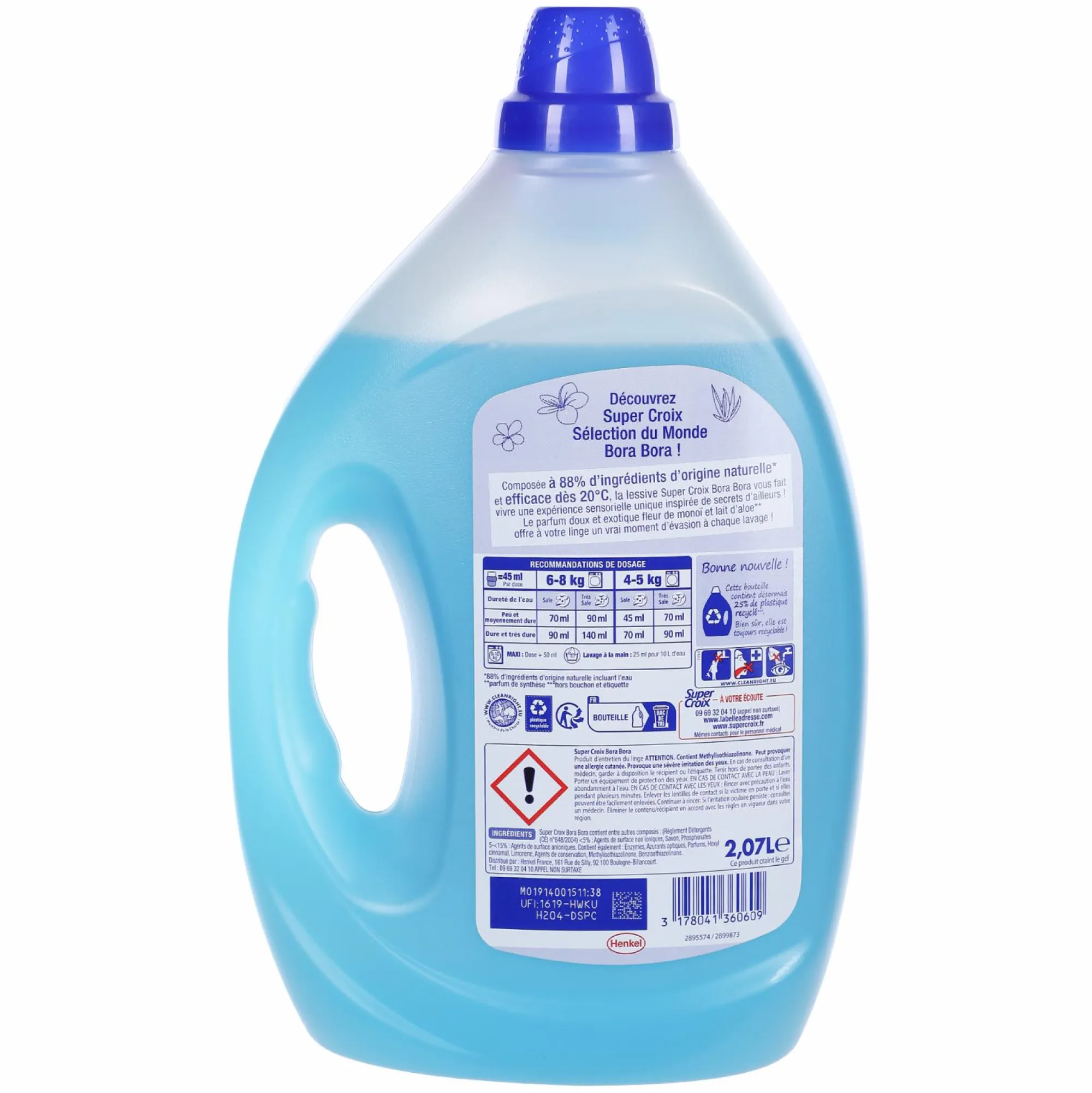 Entretien Du Linge|SUPER CROIX 46 doses lessive liquide classique Bora bora