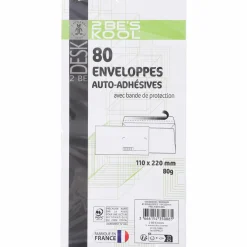 Papeterie Et Bureau|2 BE S KOOL 80 enveloppes 110x220 80g