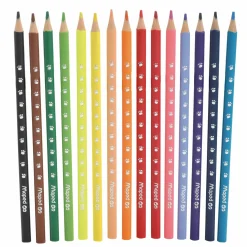 Papeterie Et Bureau|MAPED 12 feutres + 15 crayons de couleur