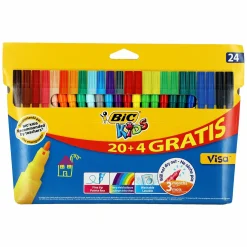 Papeterie Et Bureau|BIC 24 feutres de coloriage