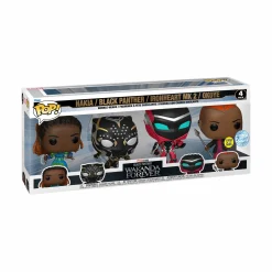 Jouet|Figurines Pop|MARVEL 4 Figurines POP Black panther 9cm