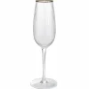 Vaisselle Et Service|DECLIC HOME 3 flûtes à champagne bord doré