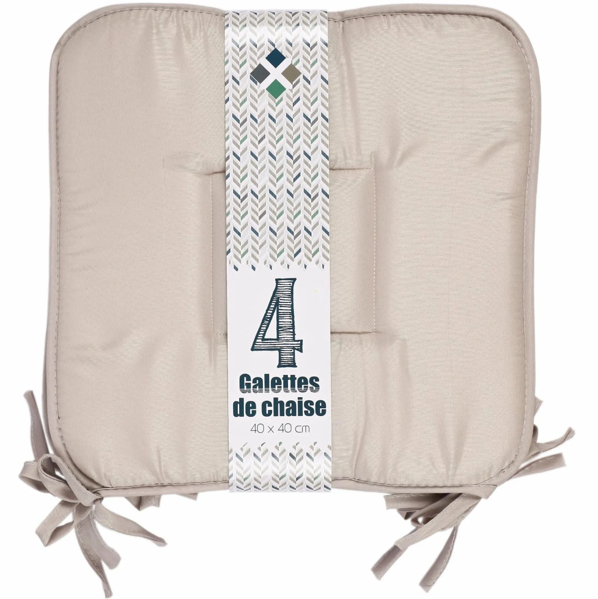Linge De Cuisine|Stokomani 4 galettes de chaise