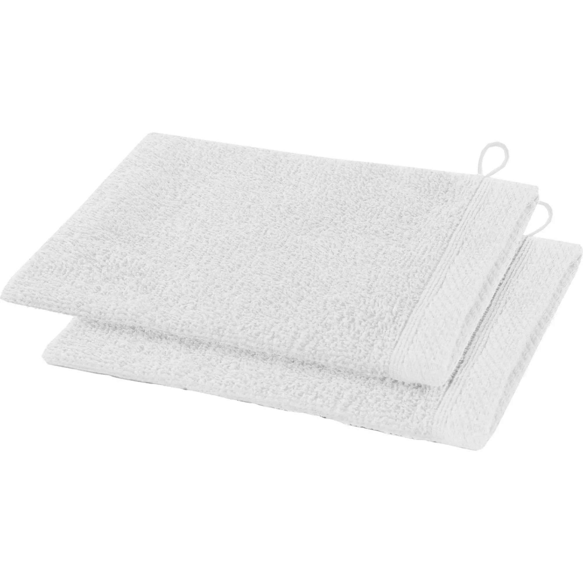 Linge De Bain|Salle De Bain Et Wc|Stokomani 2 gants de toilette gris