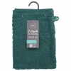Linge De Bain|Salle De Bain Et Wc|Stokomani 2 Gants de toilette Madeira Emeraude