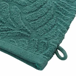 Linge De Bain|Salle De Bain Et Wc|Stokomani 2 Gants de toilette Madeira Emeraude