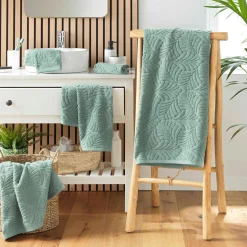 Linge De Bain|Salle De Bain Et Wc|Stokomani 2 Gants de toilette Madeira Sauge