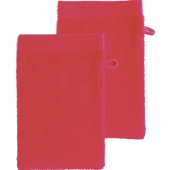 Linge De Bain|Salle De Bain Et Wc|INDIG EAU 2 gants de toilette rose