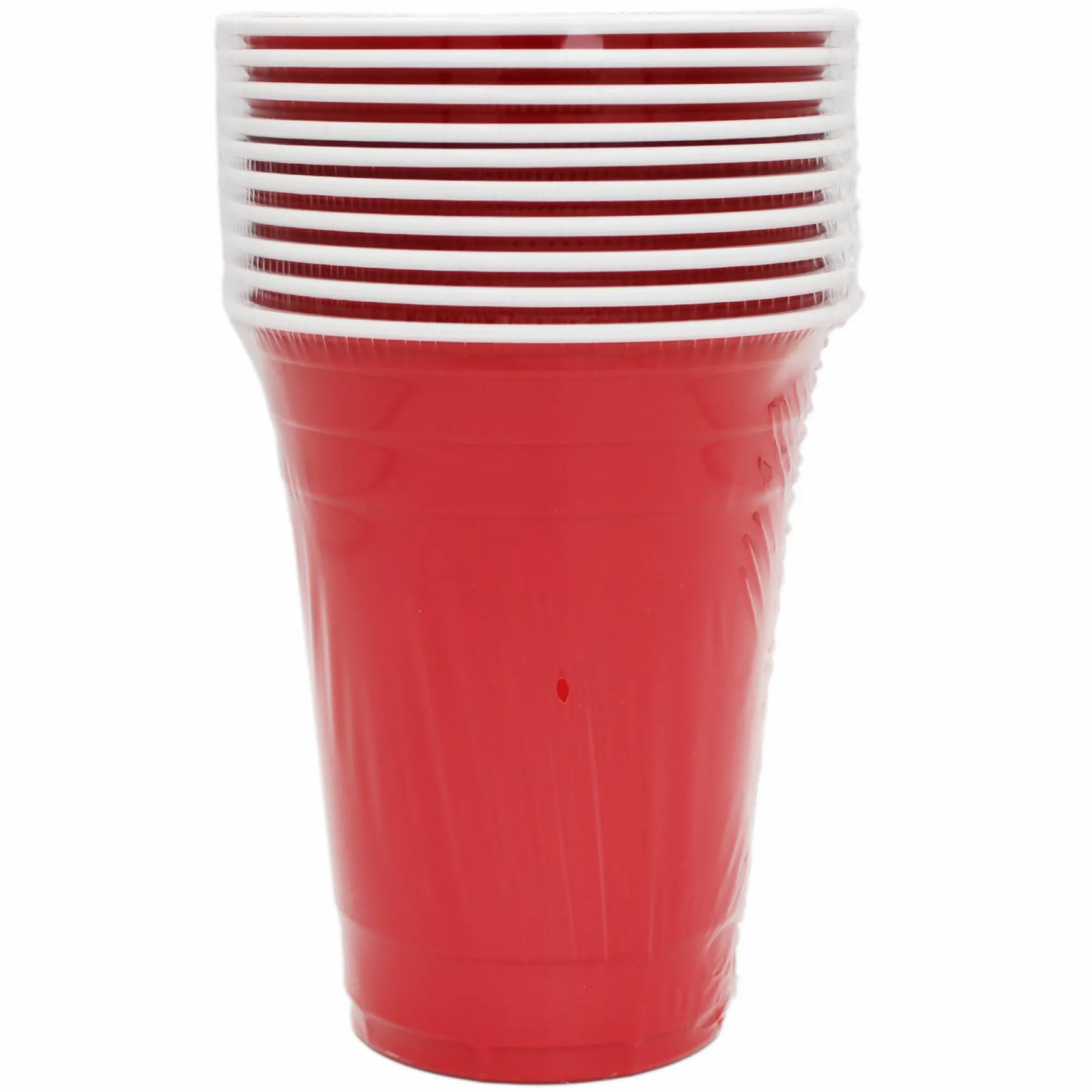 Vaisselle Jetable|Pique-Nique Et Camping|Stokomani 10 gobelets cups rouge 50cl