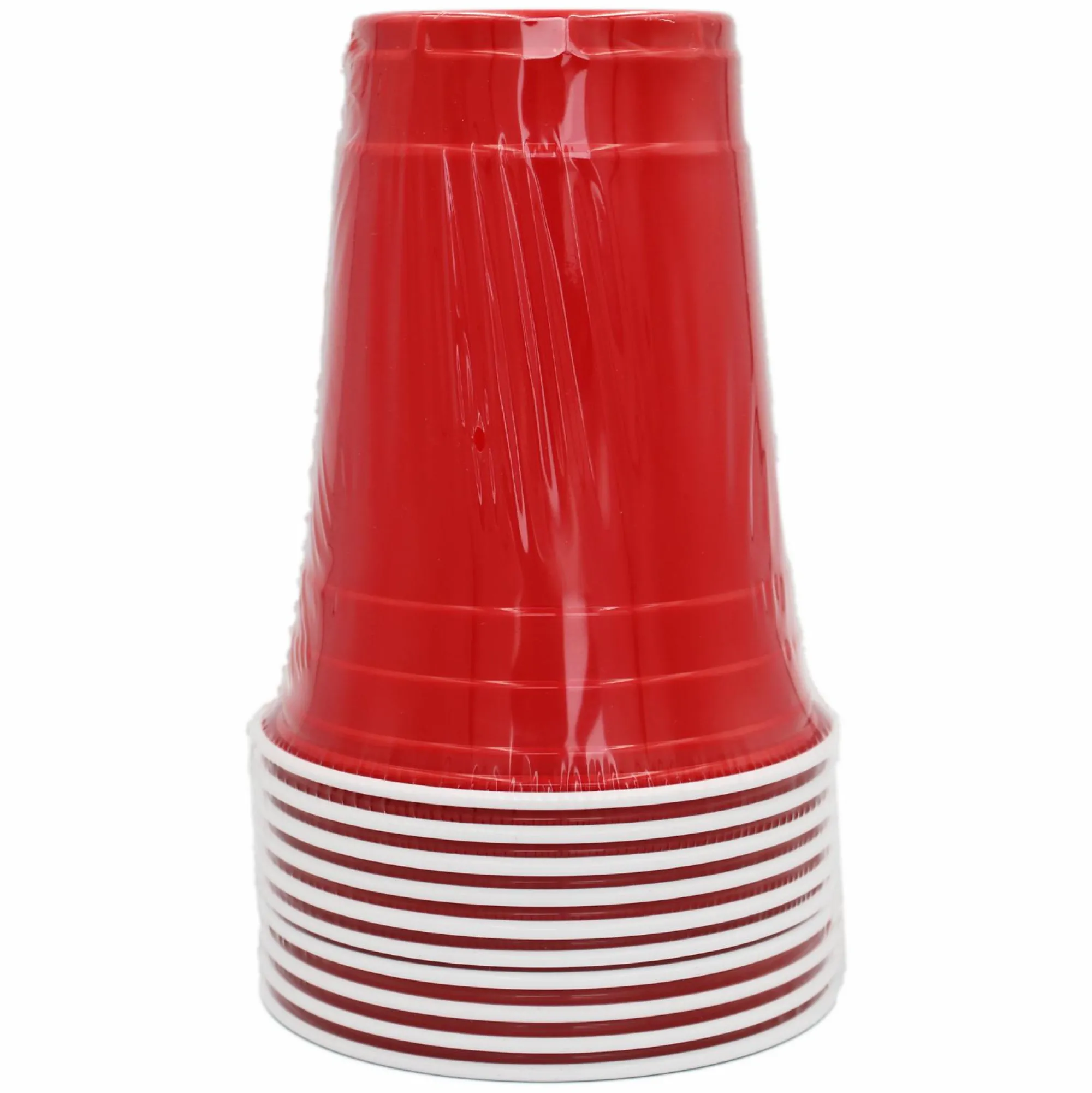 Vaisselle Jetable|Pique-Nique Et Camping|Stokomani 10 gobelets cups rouge 50cl