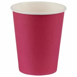 Vaisselle Jetable|Pique-Nique Et Camping|LE NAPPAGE 12 gobelets en carton fuchsia