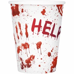 Vaisselle Jetable|Pique-Nique Et Camping|Stokomani 10 gobelets en carton Help 25cl