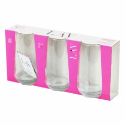 Vaisselle Et Service|LAV 3 gobelets en verre haut